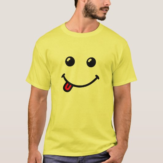 Hipster Smile Motion witzige Shirts T Shirts (Vorderseite)
