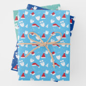 Hipster-Sonnenbrille mit Baummuster Geschenkpapier Set (Beispiel)