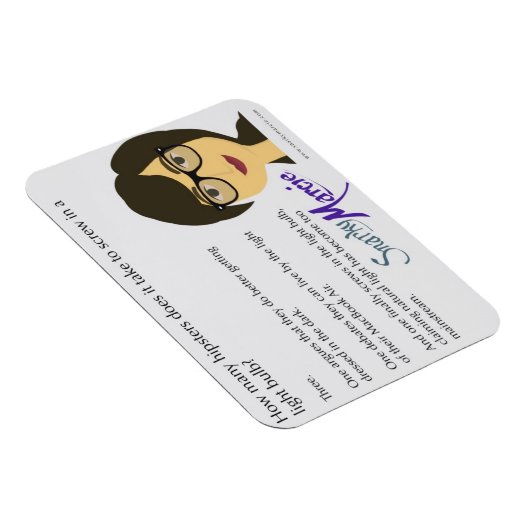 Hipster Spaß Magnet (Rechte Seite)