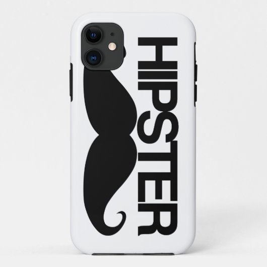 Hipster Stache Case-Mate iPhone Hülle (Rückseite)