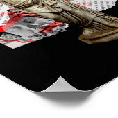 Hipster Statue Poster (Ecke)