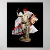 Hipster Statue Poster (Vorne)