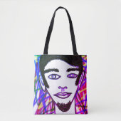 Hipster Steve Funky Cool Bright Graffiti Tasche (Vorderseite)