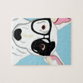 Hipster-Stier-Terrier Puzzle (Horizontal)