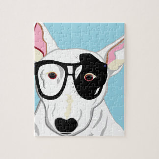 Hipster-Stier-Terrier Puzzle