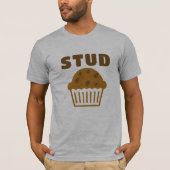 Hipster Stud Muffin Cupcake Muffin Grafischer Witz T-Shirt (Vorderseite)