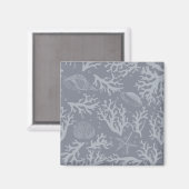 Hipster Style Coral Reef Magnet (Vorderseite/Rückseite)