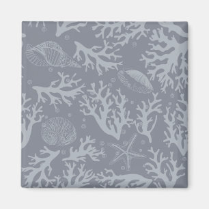 Hipster Style Coral Reef Magnet