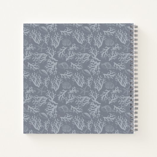 Hipster Style Coral Reef Notizblock (Rückseite)