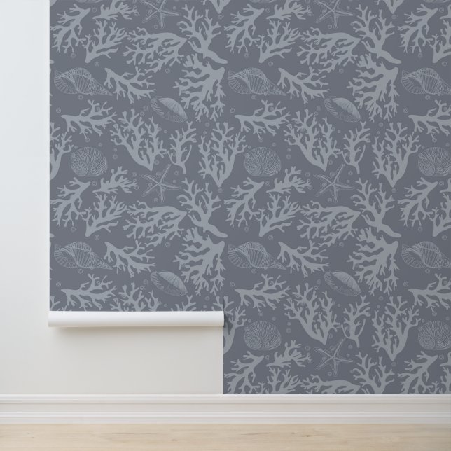 Hipster Style Coral Reef Tapete (Anwendung)