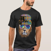 Hipster summer lion T-Shirt (Vorderseite)