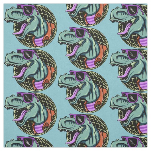 Hipster T-Rex-Farbstoff Stoff (Muster)