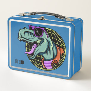 Hipster T-Rex-Lunchboxen für kundenspezifische Mon Metall Brotdose