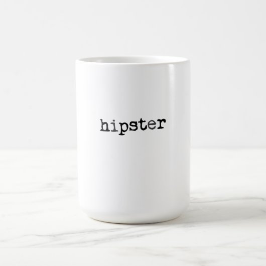 Hipster-Tasse Kaffeetasse (Mittel)