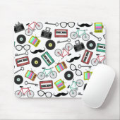 Hipster Themed Mousepad (Mit Mouse)