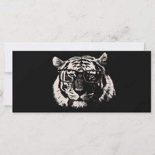 Hipster Tiger mit Brille