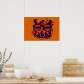 Hipster Tiger Poster (Küche)