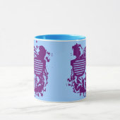 Hipster-Tiger Tasse (Zentrum)