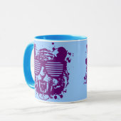 Hipster-Tiger Tasse (Vorderseite Links)