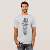 Hipster-Totenkopf T-Shirt (Vorne ganz)