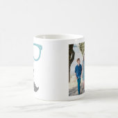 Hipster Vater Benutzerdefiniertes Foto Kaffeetasse (Mittel)