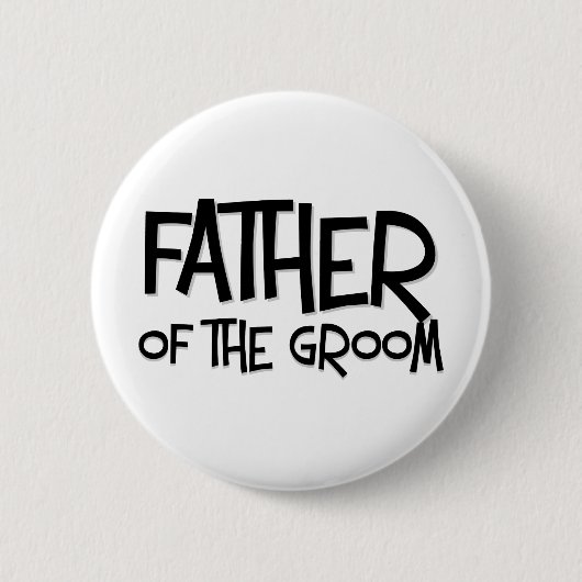 Hipster Vater der Erde Button (Vorderseite)