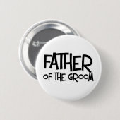 Hipster Vater der Erde Button (Vorne & Hinten)