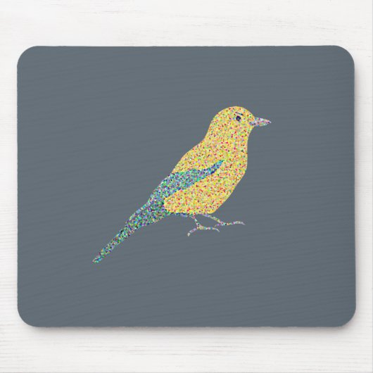 Hipster-Vögel Mousepad (Vorne)