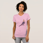 Hipster-Vogel-T - Shirt (ohne Text) (Vorne ganz)