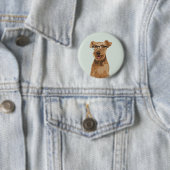 Hipster-Waliser-Terrier-Button-Knopf für Button (Beispiel)
