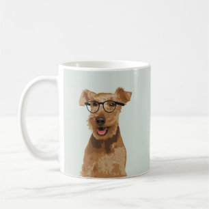 Hipster-Waliser-Terrier-Tasse für Hundeliebhaber Kaffeetasse
