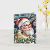 Hipster Weihnachts- und Weihnachtscocktail Rezept Karte (Gelbe Blume)