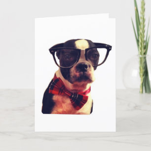 Hipster-Weihnachtskarte Feiertagskarte