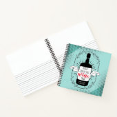 Hipster Weintrauben Journal Food Pairbook Notizblock (Innenseite)