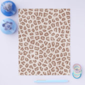 Hipster Weißer Gepard Flyer (Einzeln)