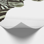 Hipster Zebra Geschenkpapier (Ecke)