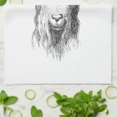 Hipster-Ziege Handtuch (Gefaltet)