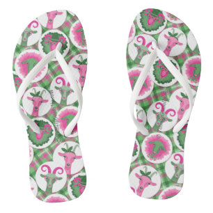 Hipster Ziegen von TotallyGoatally™ Badesandalen