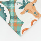 Hipster Ziegen | von TotallyGoatally™ Fleecedecke (Ecke)