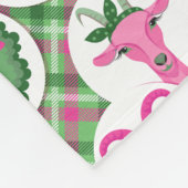 Hipster Ziegen | von TotallyGoatally™ Fleecedecke (Ecke)