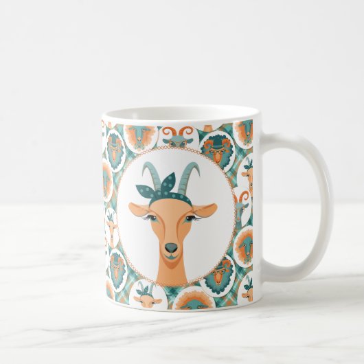 Hipster Ziegen | von TotallyGoatally™ Kaffeetasse (Rechts)