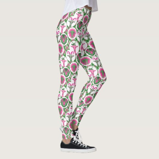 Hipster Ziegen | von TotallyGoatally™ Leggings (Rechts)