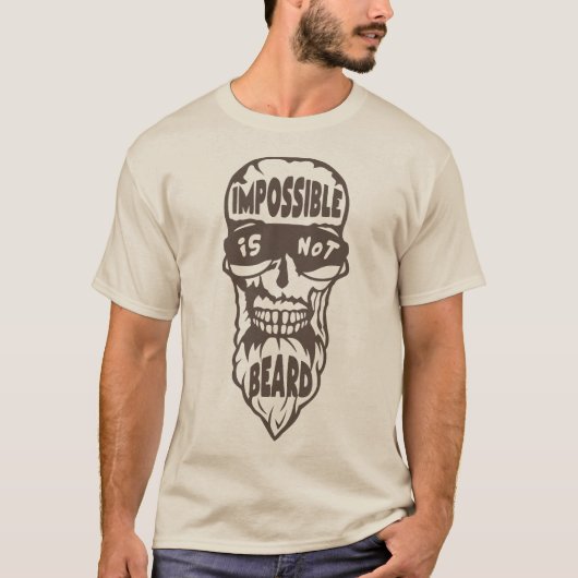Hipster Zitat Beard Bar T-Shirt (Vorderseite)