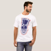 Hipster Zitat ideal man bearded ba T-Shirt (Vorne ganz)