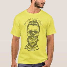 Hipster Zitat Neffe Cut Beard Mous T-Shirt