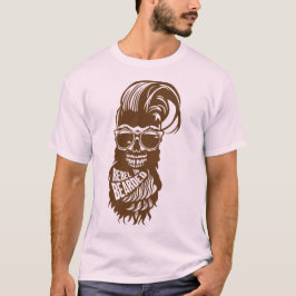 Hipster Zitat Rebel Bearded Bärte T-Shirt