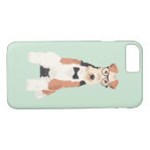 Hipstercooler Fox-Terrier-Draht-Hund für Case-Mate iPhone Hülle (Rückseite (Horizontal))