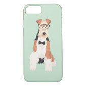 Hipstercooler Fox-Terrier-Draht-Hund für Case-Mate iPhone Hülle (Rückseite)