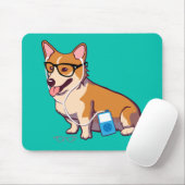 HipsterCorgi Mousepad (ohne Text) (Mit Mouse)