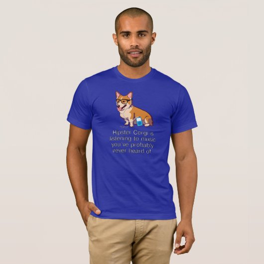 Hipstercorgi-T - Shirt (Vorne ganz)